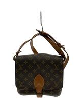 LOUIS VUITTON◆カルトシエールMM_モノグラム・キャンバス_BRW/PVC/BRW_画像1