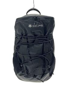 snow peak◆Active Backpack/リュック/ナイロン/BLK/UG-673