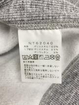 THE NORTH FACE◆BACK SQUARE LOGO HOODIE_バック スクエア ロゴ フーディ/XL/ポリエステル/GRY_画像4