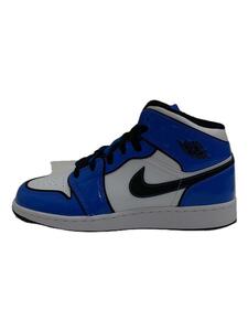 NIKE◆AIR JORDAN 1 MID_エア ジョーダン 1 ミッド/24cm/BLU