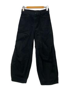 LAD MUSICIAN◆COMPACT CHINO STRETCH WIDE PANTS/ボトム/44/コットン/ブラック/2218-503//