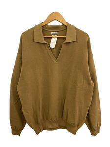 Steven Alan◆セーター(薄手)/L/コットン/CML/無地/8113-248-0321//