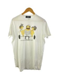 DSQUARED2◆Tシャツ/XL/コットン/WHT/s74gc0939//