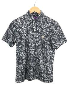 BEAMS GOLF◆PURPLE LABEL/ポロシャツ/M/ポリエステル/NVY/総柄/84-02-0186-437//