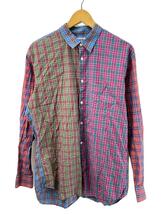 COMME des GARCONS SHIRT◆長袖シャツ/L/コットン/マルチカラー/チェック/W27041/Multi Check Shirt/19AW//_画像1