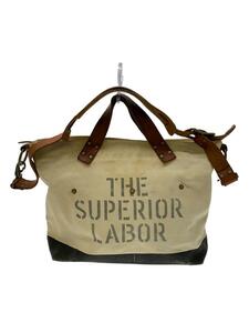 THE SUPERIOR LABOR◆トートバッグ/コットン/BEG/無地//