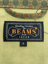 BEAMS +◆テーラードジャケット/S/ポリエステル/KHK/総柄/11-16-1573-139_画像3