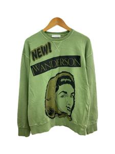 JW ANDERSON(J.W.ANDERSON)◆glamour bonnet print classic sweatshirt/スウェット/L/コットン/GRN