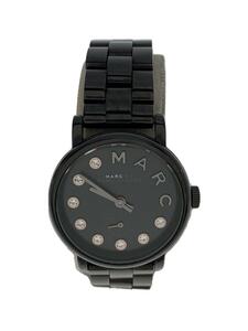 MARC BY MARC JACOBS◆クォーツ腕時計/アナログ/ステンレス/BLK/BLK/MJ8673