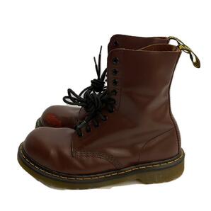 Dr.Martens◆10ホール/スチールトゥ/レースアップブーツ/US9/1919/BRD/レザーの画像1