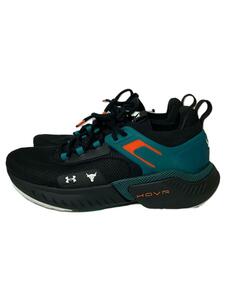 UNDER ARMOUR◆ローカットスニーカー/27cm/BLK/UA Project Rock 5