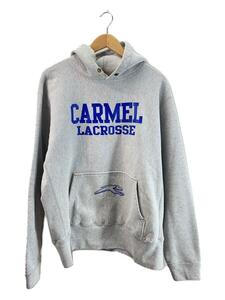 CAMBER◆90s/CARMEL LACROSSE/パーカー/L/コットン/GRY/プリント