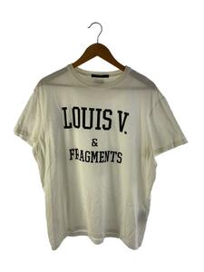 LOUIS VUITTON◆Tシャツ/XL/コットン/WHT/RM172M JC8 HDY30W/フラグメントデザイン//