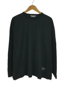 COOTIE◆Supima Relax Fit L/S Tee/L/コットン/NVY//