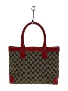 GUCCI◆ハンドバッグ/キャンバス/CML/総柄/002058