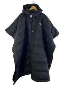 THE NORTH FACE◆Padded Poncho Coat/ダウンジャケット/FREE/ナイロン/ブラック/NY82230//