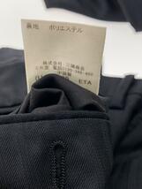 BURBERRY BLACK LABEL◆スーツ/L/ウール/BLK/ストライプ/パンツリペア//_画像9