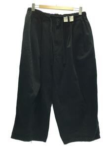 IS-NESS◆BALLOON EZ PANTS/バルーンパンツ/ボトム/-/コットン/BLK/28PT01T01//