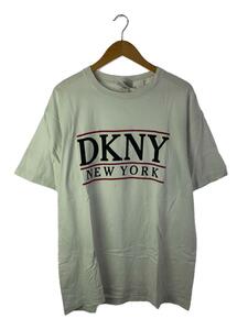 DKNY(DONNA KARAN NEW YORK)◆Tシャツ/-/コットン/WHT