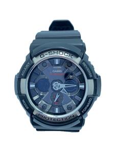 CASIO◆クォーツ腕時計・G-SHOCK/デジアナ/BLK//