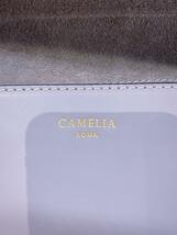 CAMELIA ROMA◆ショルダーバッグ/レザー/GRY_画像5