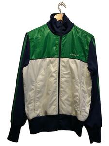 adidas◆トラックジャケット/ジャージ/IDEALzip/トレフォイル/M/コットン/NVY/346874