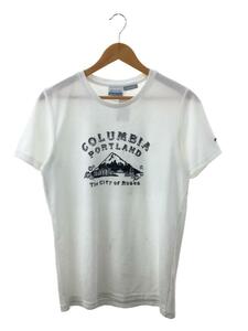 Columbia◆Tシャツ/XL/ポリエステル/WHT/プリント/PL2652//