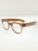 JULIUS TART OPTICAL ENTERPRISE◆FDR/44/BROWN-CRYSTALII/メガネ/ウェリントン/セルロイド/メンズ/PL-013K//_画像2