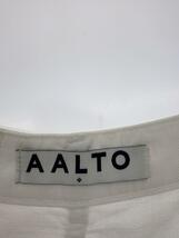 AALTO◆ワイドパンツ/36/コットン/WHT/W19E1DE01-814//_画像4