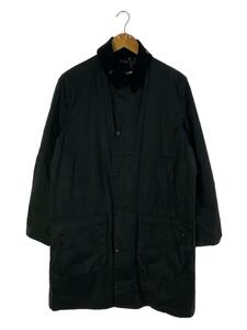 Barbour◆SL BORDER/オイルド/コート/40/コットン/BLK/1502121//