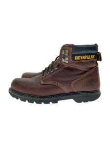 CATERPILLAR◆ブーツ/US8.5/BRW/レザー