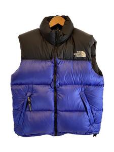 THE NORTH FACE◆ダウンベスト/L/ナイロン/BLU