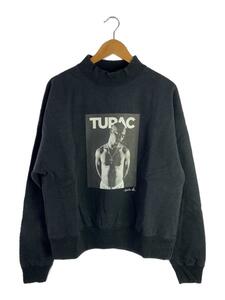 BYWEAR/スウェット/L/コットン/BLK/プリント/2PAC Mockneck #7