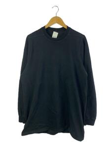 Rick Owens◆長袖Tシャツ/S/コットン/BLK/RU17F8283-BA