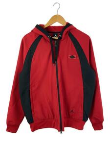 NIKE◆ジップパーカー/XL/ポリエステル/RED/577804-695