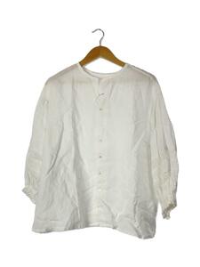 nest Robe◆長袖ブラウス/FREE/リネン/WHT/01211-1138