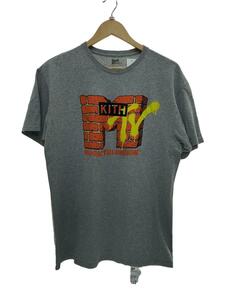 KITH◆KITH FOR THE MTV/VINTAGE/Tシャツ/L/コットン/GRY/23071060008320
