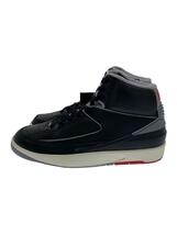 NIKE◆AIR JORDAN 2 RETRO_エア ジョーダン 2 レトロ/25.5cm/BLK/レザー_画像1