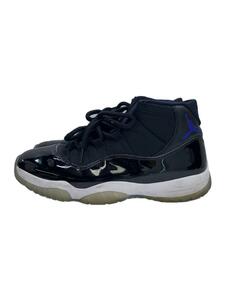 NIKE◆AIR JORDAN 11 RETRO/エアジョーダンレトロ/ブラック/378037-003/27.5cm/BLK