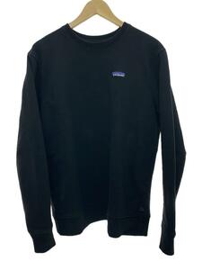 patagonia◆P-6 Label Uprisal Crew Sweatshirt/スウェット/M/コットン/BLK/39543