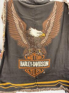 HARLEY DAVIDSON◆インテリア雑貨/BRW/USA/ビンテージラグ/132X178