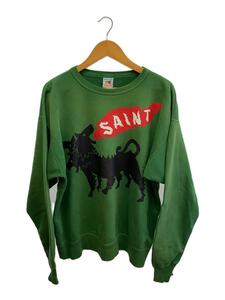 SAINT MICHAEL◆スウェット/XL/コットン/GRN/SM-A23-0000-021