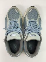 NEW BALANCE◆ML2002/グレー/26.5cm/ブルー/レザー/ML2002RR/GRY/_画像3