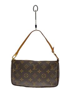 LOUIS VUITTON◆1)ポシェット・アクセソワール_モノグラム・キャンバス_BRW/PVC/BRW/総柄