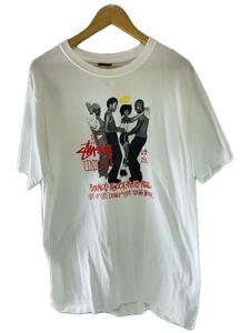 STUSSY◆Tシャツ/L/コットン/WHT