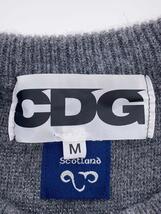 CDG◆×Lochaven Of Scotland/セーター(厚手)/M/アクリル/グレー/SZ-N003_画像3