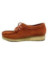 Clarks◆Wallabee/シューズ/23cm/オレンジ/スウェード/21621_画像1