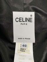 CELINE◆コート/40/ウール/GRY/無地_画像3