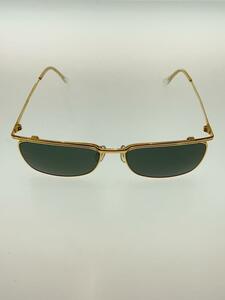 Ray-Ban◆サングラス/チタン/GLD/GRN/メンズ/SIGNET2