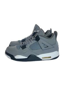 NIKE◆AIR JORDAN 4 RETRO/エアジョーダンレトロ/グレー/308497-007/26.5cm/GRY